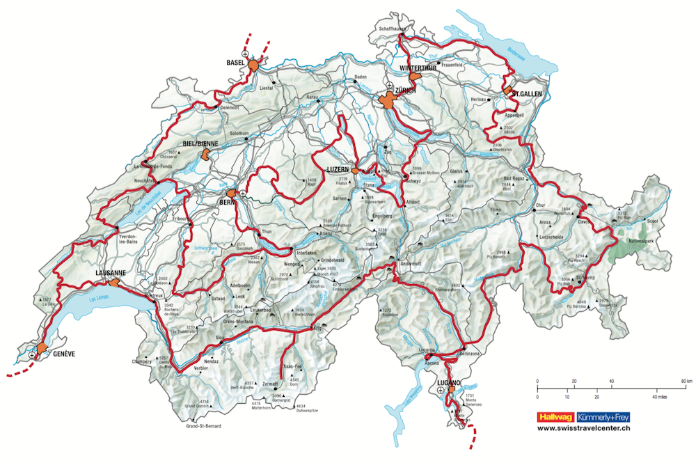 de Grand Tour of Switzerland