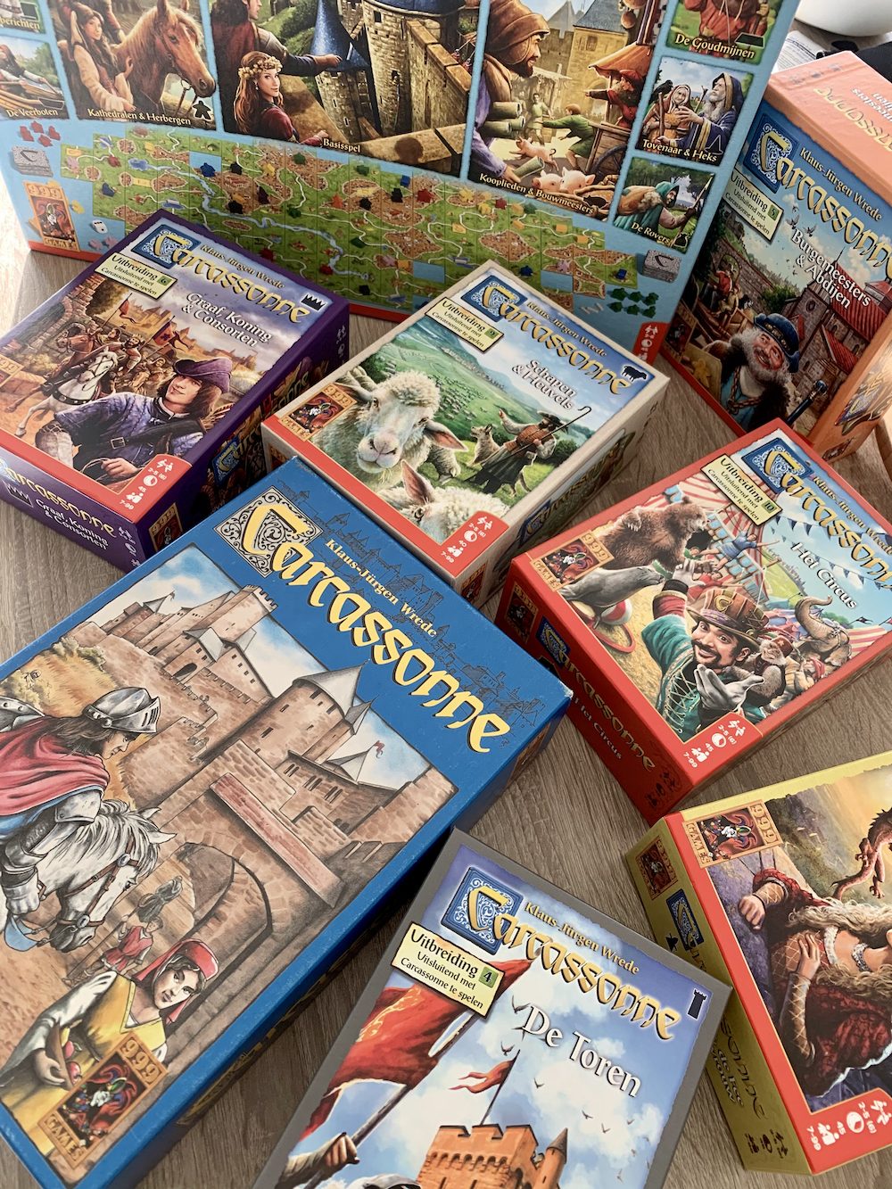 de leukste gezelschapsspellen, carcassonne