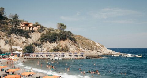 eiland elba, strand