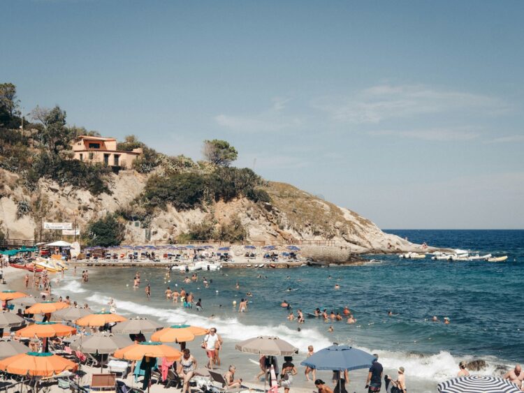 eiland elba, strand