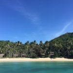 eiland palmbomen filipijnen