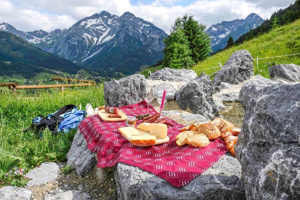 eten in Kleinwalsertal oostenrijk