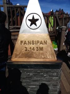 fansipan 3143 meter hoogte sapa vietnam