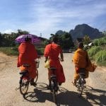 fietsen in laos