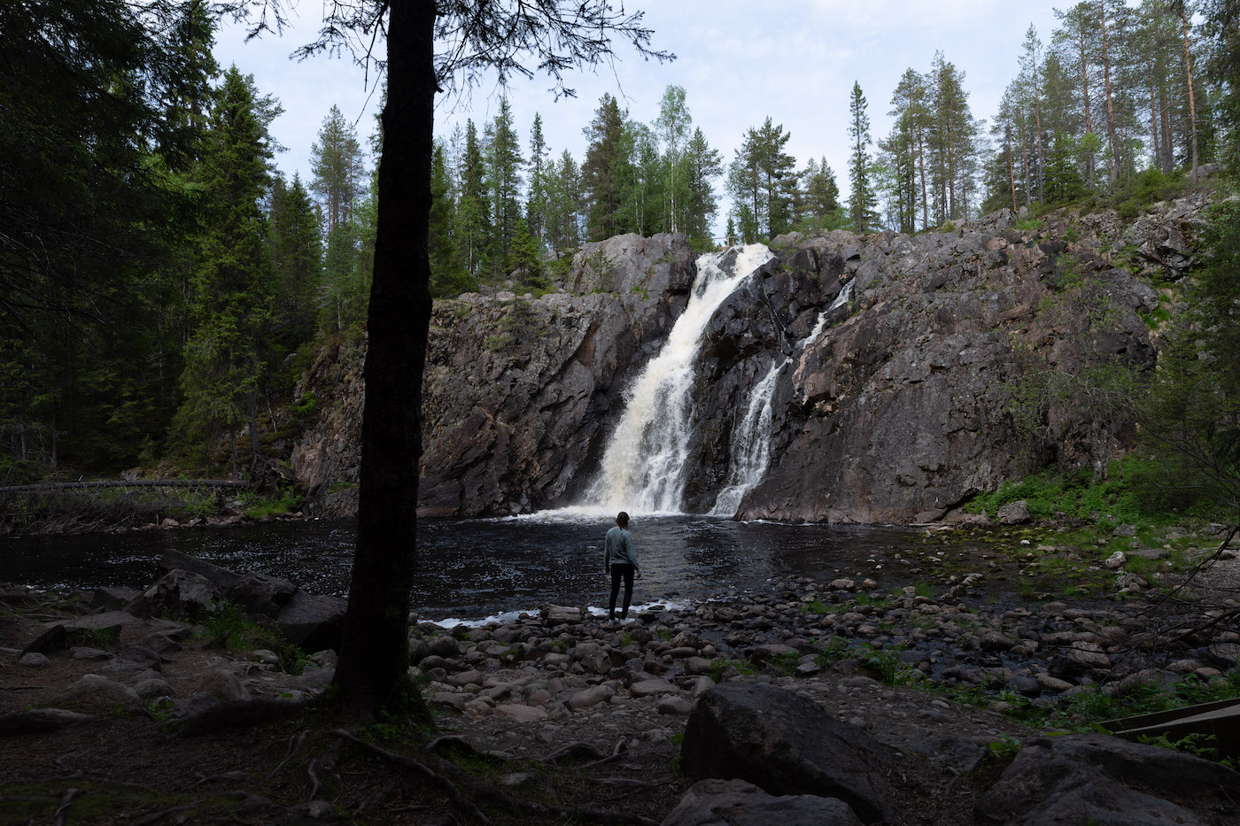 finland vakantie hepokongas waterval