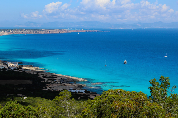 formentera viewpoint vanaf boven