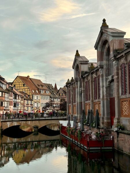 gebouwen aan het water, Colmar