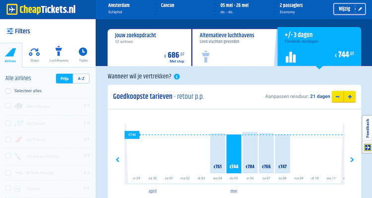 goedkope vliegtickets trucs