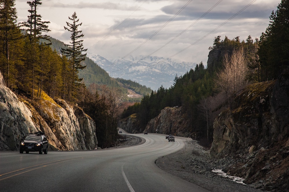 highlights in British Columbia, route 99