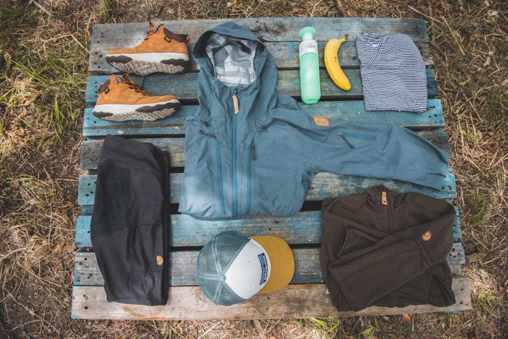 hike kleding paklijst