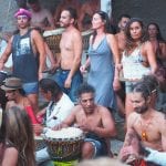 hippie ibiza benirras strand dansers