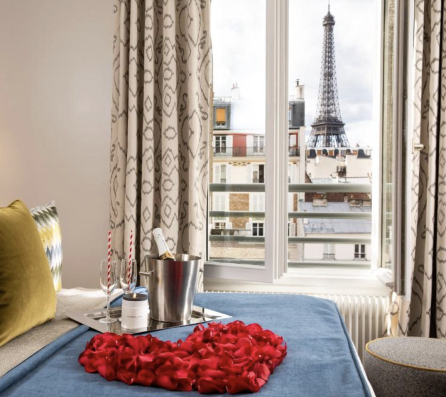 hotel parijs uitzicht eiffeltoren hotel jardins eiffel