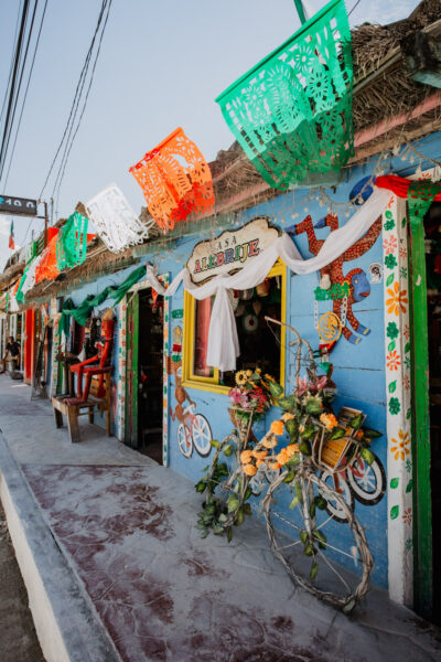 isla holbox straten eiland winkeltjes