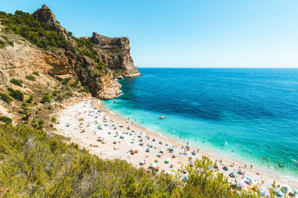javea stranden Cala del Moraig