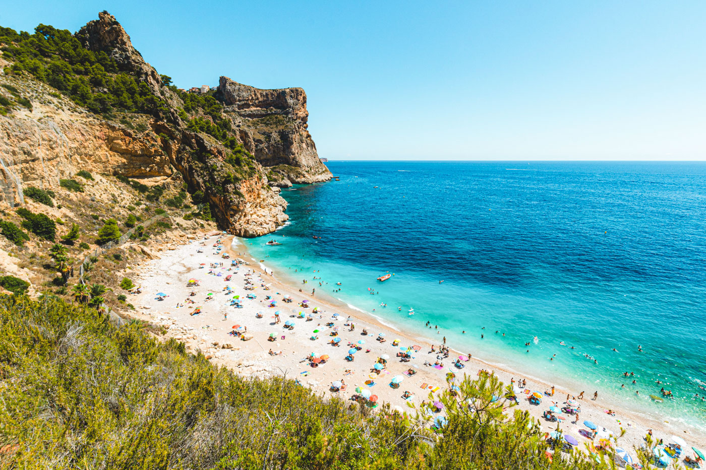 javea stranden Cala del Moraig