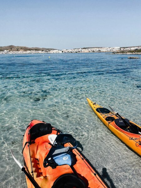 kajakken menorca