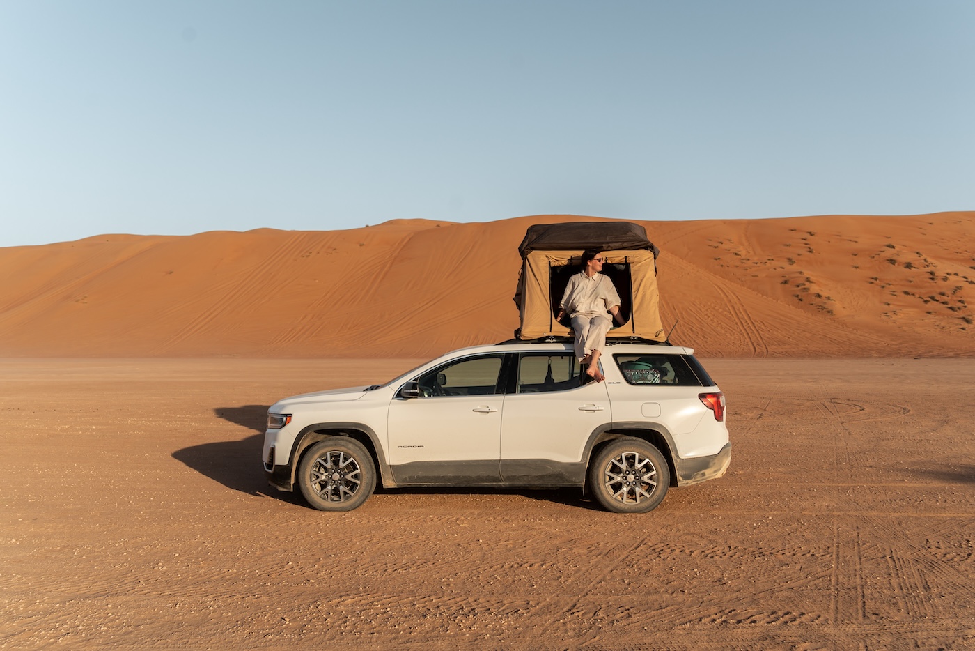 kamperen in Wahiba Sand woestijn