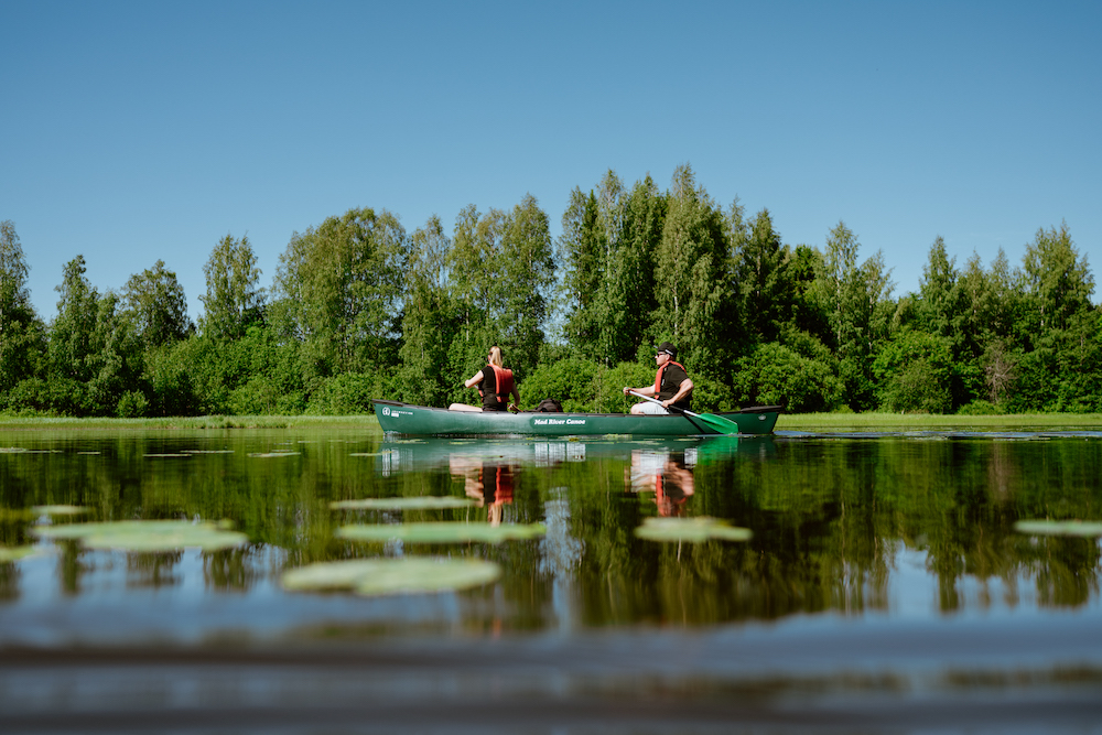 kanoen lapland zomer