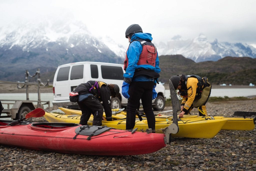 kayak patagonie reizen