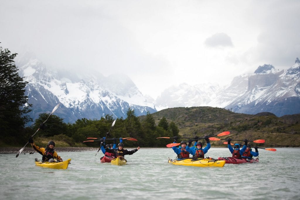 kayak patagonie backpacken