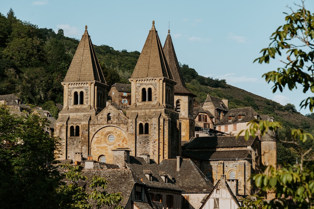 kerk in Aveyron, Conques