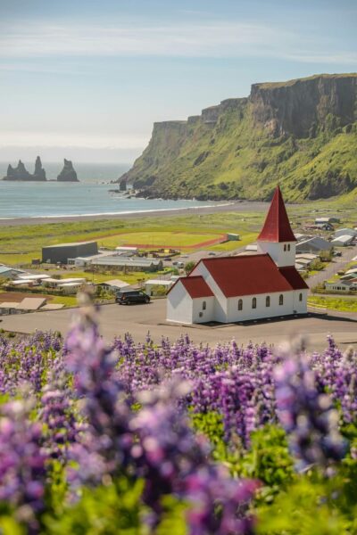 kerk van Vik, IJsland