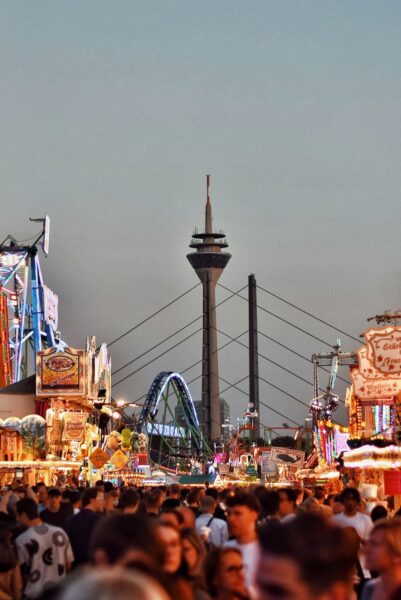 kerstmarkt in dusseldorf duitsland