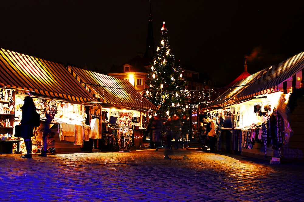 kerstmarkten in Duitsland, kerstboom