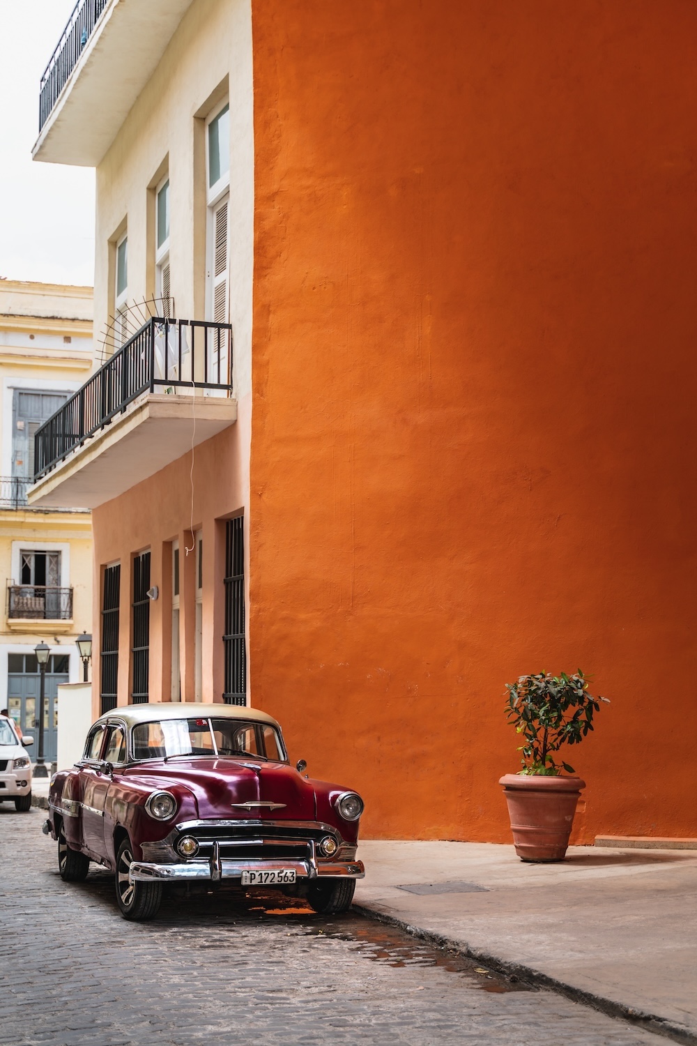 klassieke auto op Cuba