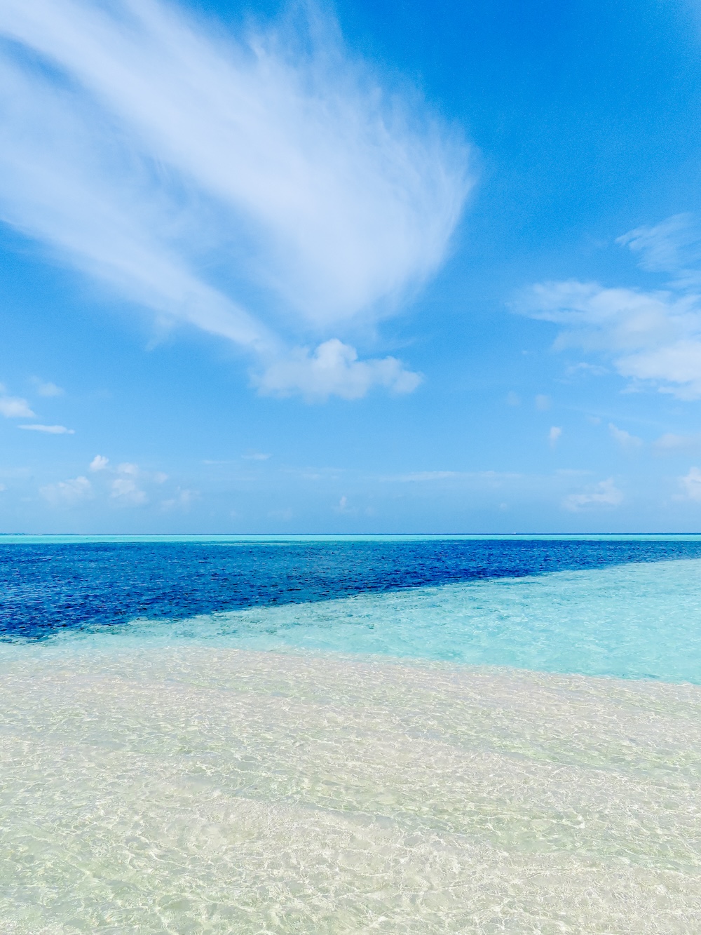 kleuren in de zee Dhiffushi
