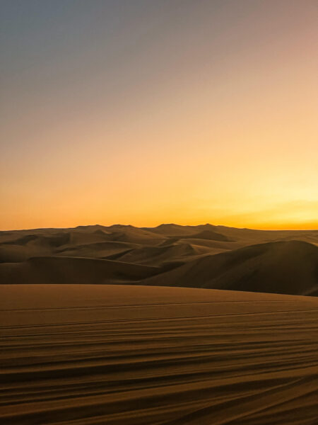kleuren van de zonsondergang, Huacachina