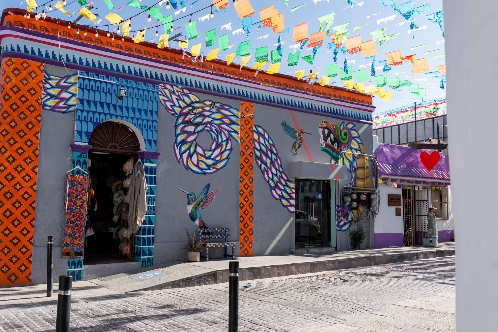 kleurrijk straatje San jose del Cabo