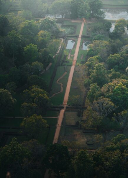 leeuwenrots sigiriya sri lanka uitzicht vanaf de top