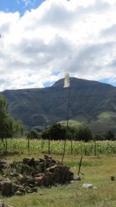lesotho berg landschap