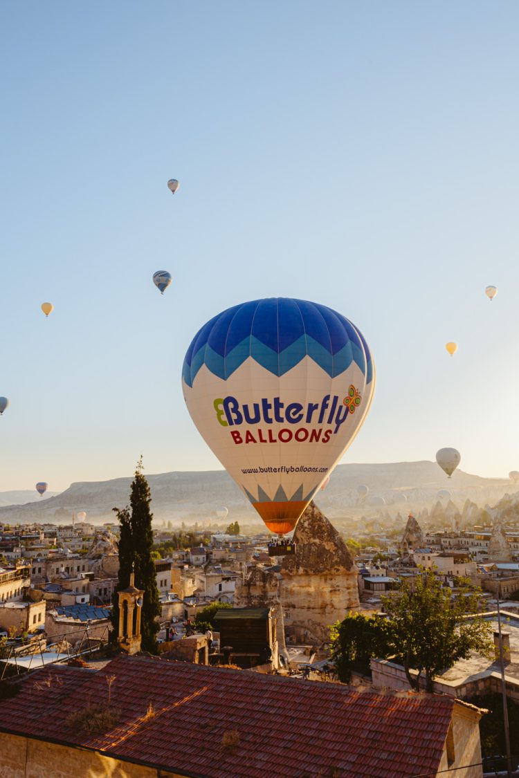 luchtballonnen kijken turkije in Cappadocie