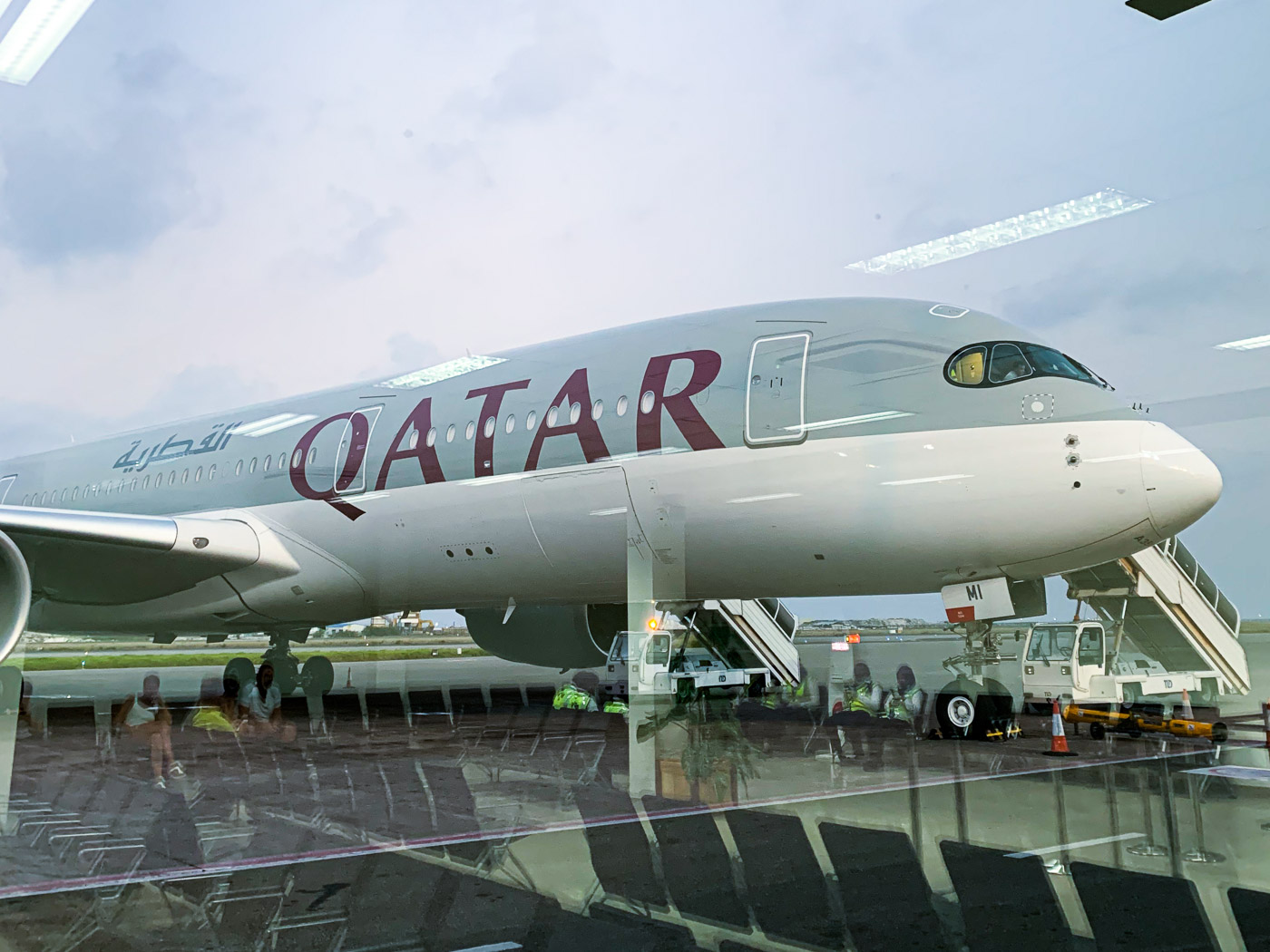 luchthaven lounge qatar airways