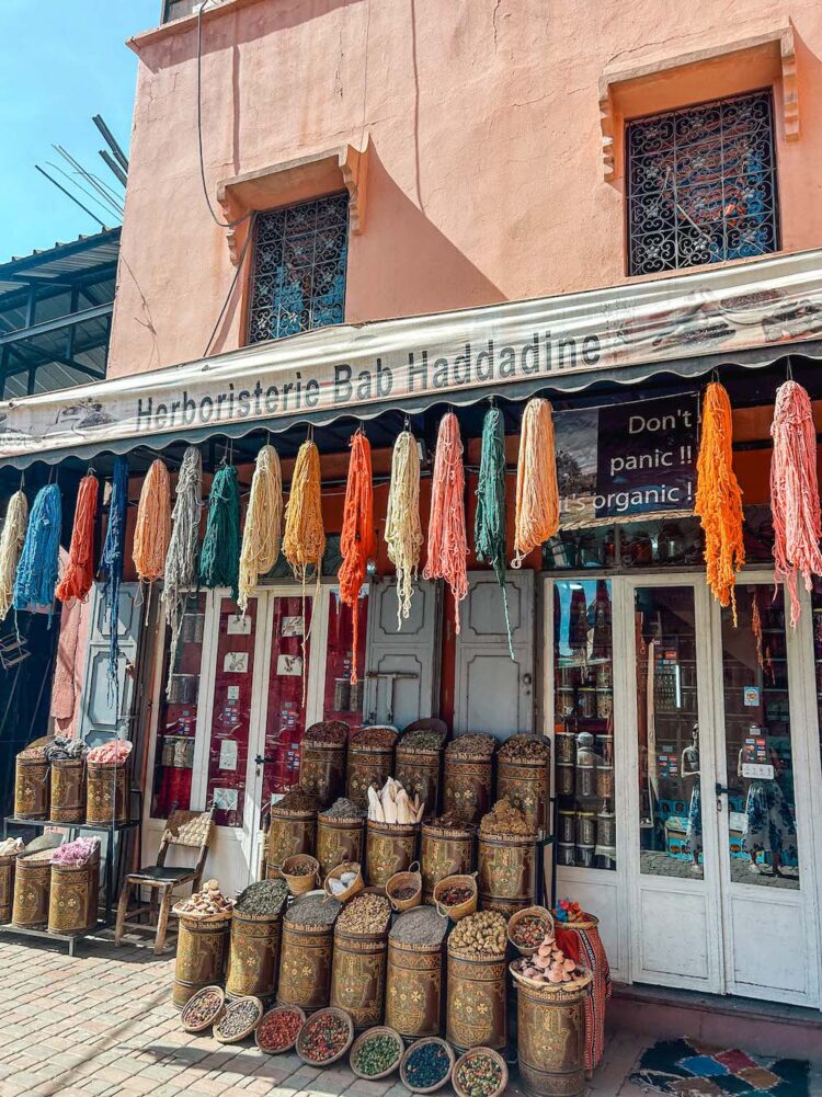 marokko marrakech souks