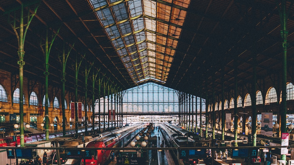 met de trein weekendje naar parijs