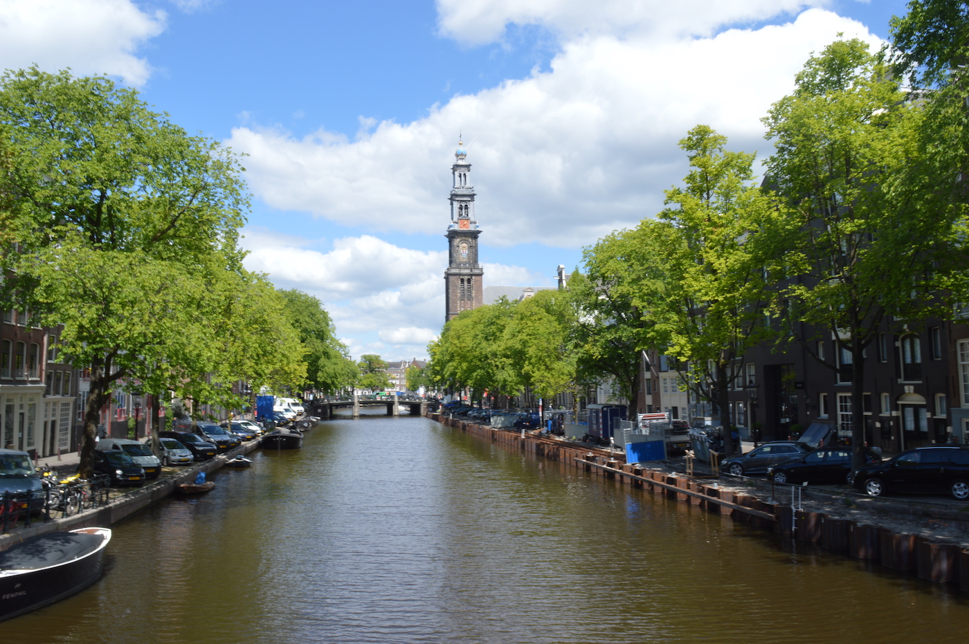 mooiste plekken nederland Amsterdamse grachten met Westerkerk