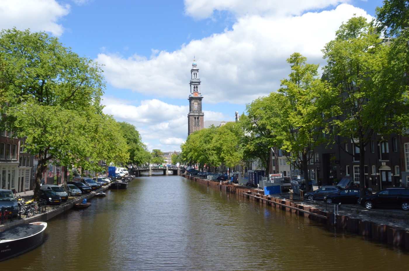 mooiste plekken nederland Amsterdamse grachten met Westerkerk