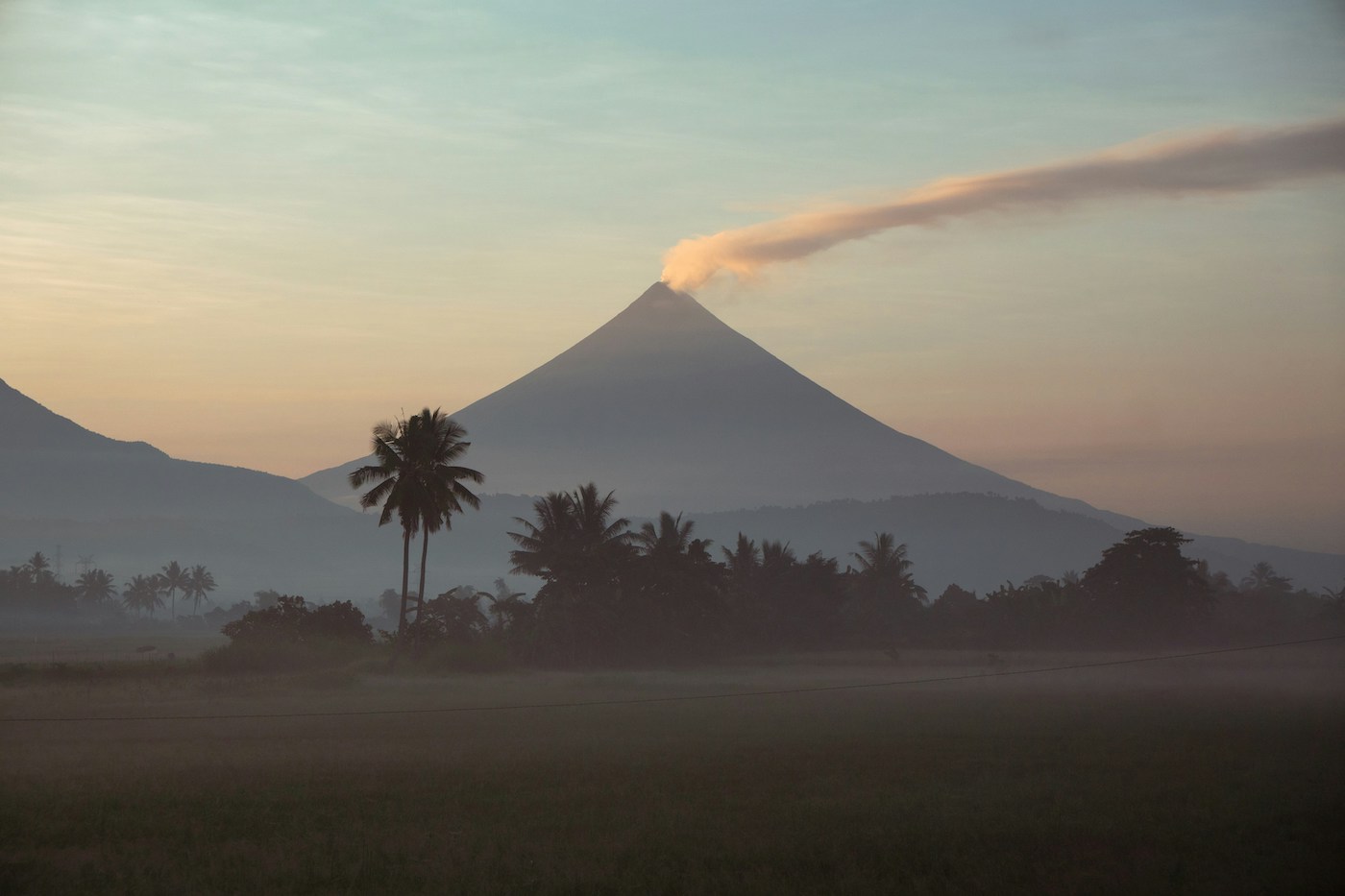 natuur filipijnen mount mayon