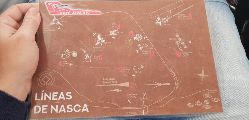 nazca lijnen bezoeken peru kaart