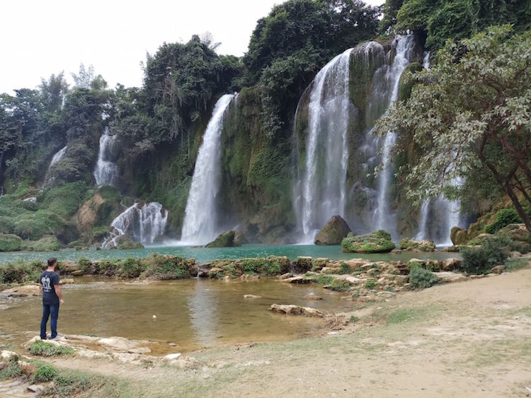 noord vietnam Ban Gioc Waterfall