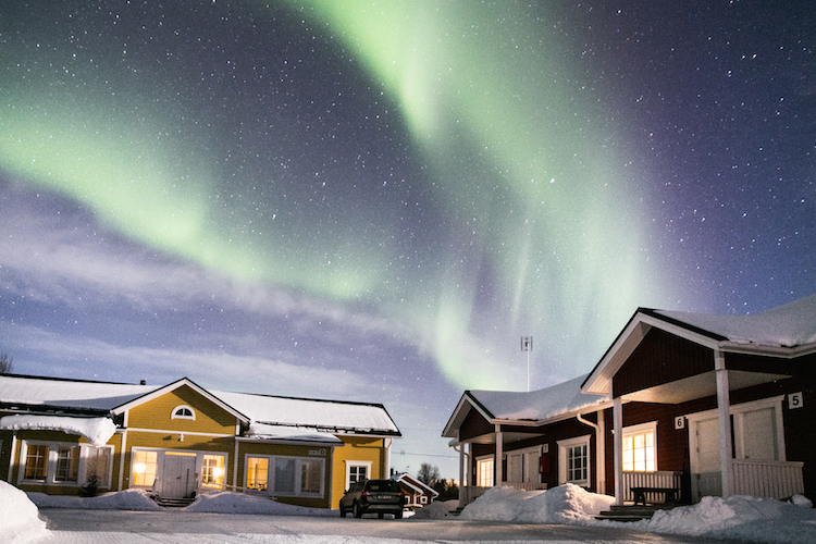 noorderlicht boven lapland