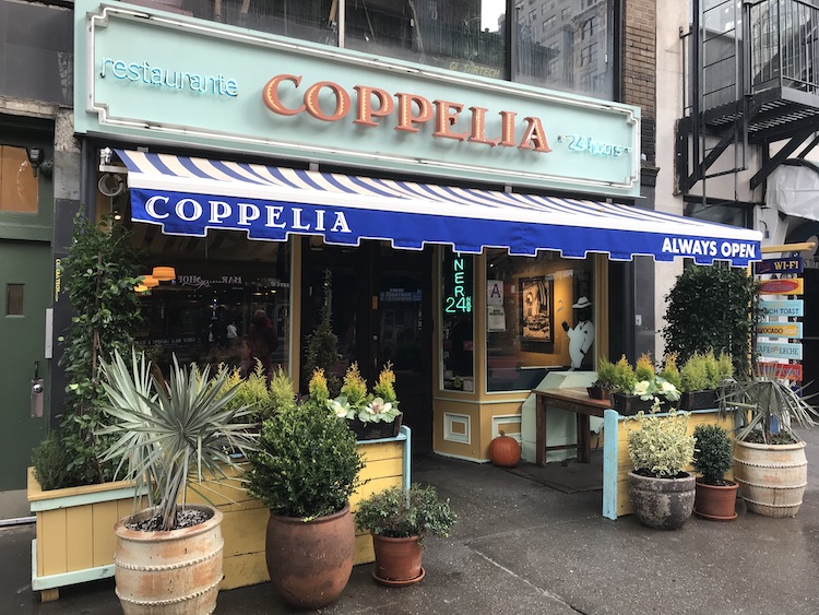 ontbijten new york Coppelia
