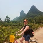 op de fiets in china backpacken floor