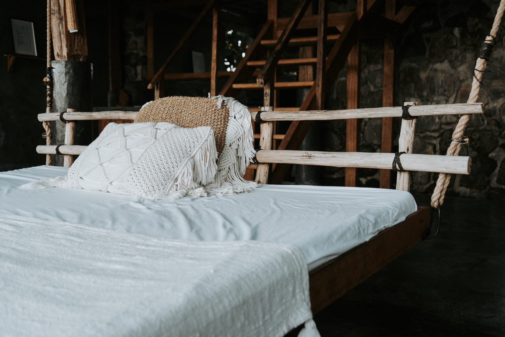 overnachten op Bali, bed