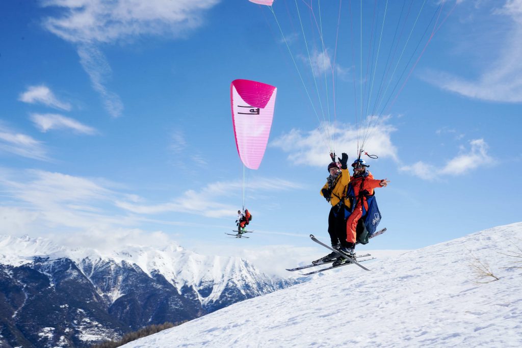 paragliden frankrijk wintersport