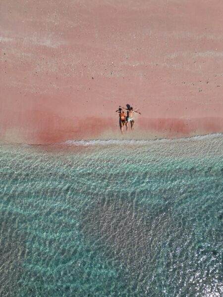 pink beach komodo