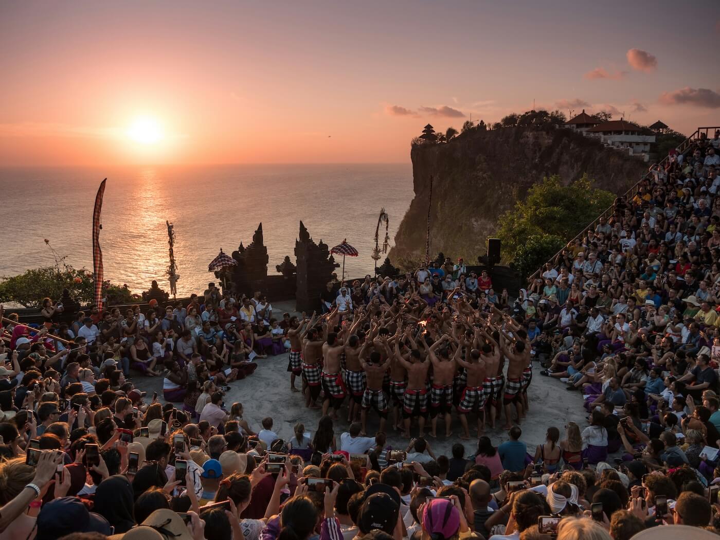 ritueel Pura Uluwatu Tempel Bali